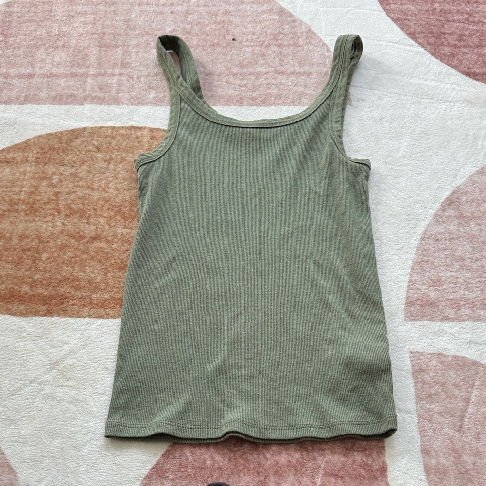 American Eagle Outfitters Sage Green Tank Top